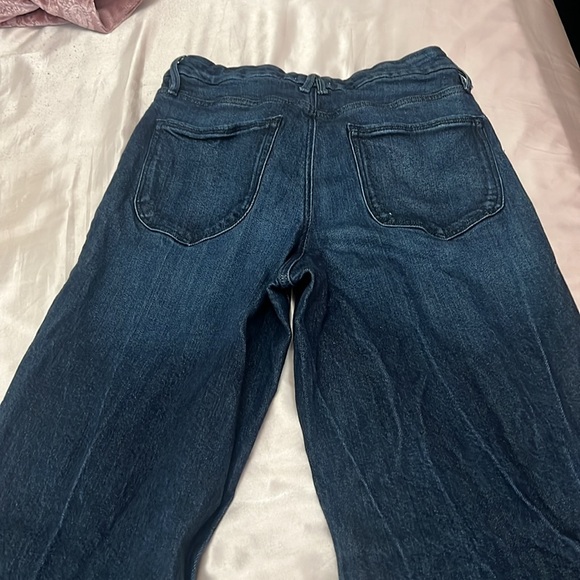 Good American Good Waist High Rise Wide Leg Palazzo 👖 - Picture 5 of 8